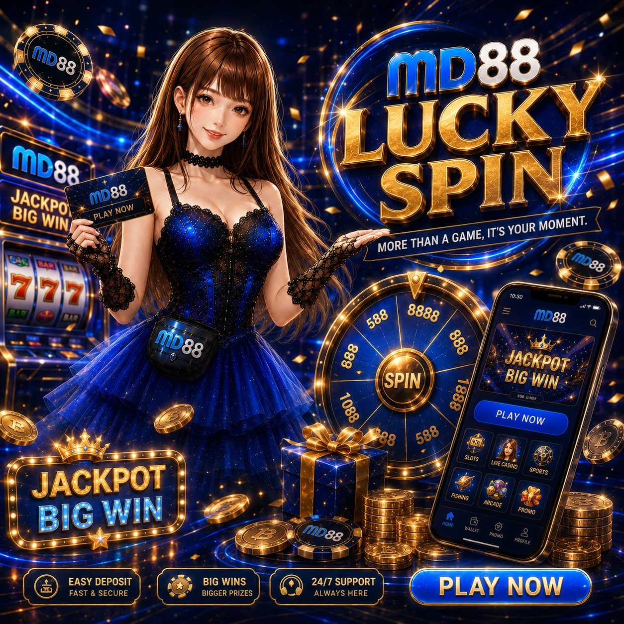 VIP rewards banner showing premium membership tiers and exclusive benefits